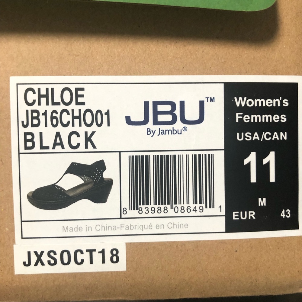 Black Jambu Chloe- Practically new!